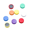 Miniatyrbilde 3 av 3: 30 st Kylskåp White Board Push Pin Magnets Whiteboard Magneter Fotomagnet Magnetisk Plast Pins Mixe Blandet farge Mixed color 2x2cm