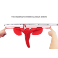 Miniatyrbillede 3 af 4: Sexede mænds trusser Elephant Cartoon G-string Nyhedsundertøj Red