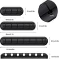 Miniatyrbild 4 av 5: Cable Clips Desk Organizer, 3 Pack Cable Holder, Cord Organizer, Cable Management for USB Charging Cables