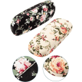 Miniatyrbild 1 av 4: 2-pack Glasögonfodral Hårdt fodral för kvinnor Blommigt tyg Po