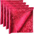 4-pack Christmas Fabric Napkins - Table Napkins Dinner Napkins Durable Hotel Quality Tablecloth
