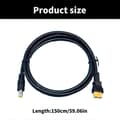 Miniatyrbilde 3 av 5: XT60 hunn til DC7909 hann 150 cm ladekabel for solcellepanel og modellflyapplikasjoner Multicolor