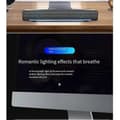 Miniatyrbillede 4 af 5: USB+Type-C Kablet Computer Bluetooth Højttaler Bar Stereo Subwoofer Kraftfuld Musikafspiller Surround Sound Box 3.5mm A Black