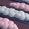 Pikkukuva 3 / 5: Moln Handledsstöd Combo Mus Handledsstödsdyna Ergonomisk smärtlindring Söt skrivbordstillbehör Halkfritt set Rose color 0.66