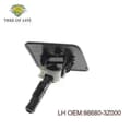 For Hyundai I40 2011 2012 2013 2014 Front Bumper Headlight Headlamp Washer Dyse Deksel Hus Ubehandlet 98680 3z000 LEFT CAP