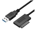 USB 3.0 til Micro-SATA-adapterkabel for 1,8-tommers HDD SSD-omformerkabel USB3.0 til 16-pinners Msata 7+9-pinners kabel Black