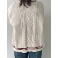 Pikkukuva 3 / 4: Taylor Swift Star Folklore Cardigan Tähtikirjailtu Oversized Neulepaita Punainen Red S