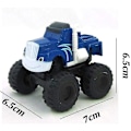 Pikkukuva 5 / 5: 6 kpl Blaze And The Monster Machines lelut, ajoneuvot kilpa-autot kuorma-autot lasten lelu