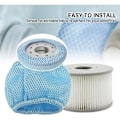 Miniatyrbillede 3 af 3: 2-pak Poolfilter Mesh til MSpa Spa Pool Filter Skærm