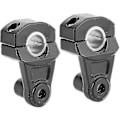 Pikkukuva 4 / 4: Ohjaustangon nousukannatin, 2kpl 22mm/28mm universal kääntyvä moottoripyörän ohjaustangon nostokiinnike Cnc alumiiniset ohjaustangon nostimet (2kpl Xxf