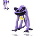 Miniatyrbillede 1 af 5: Smiling Critters Kapitel 3 CatNap Plys, Tegnefilm Monster Game CatNap Smiling Critters Series Figur Plys Dukke, 100% Ny Lying Down