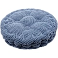 Pikkukuva 1 / 5: Pyöreä tyynytuolin pehmuste paksu tatami-tyyny sisä- ja ulkotiloihin, sininen-40cm