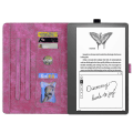 Miniatyrbilde 4 av 5: Sakura Cat-lærveske for Amazon Kindle Scribe 10.2 2022 Red gold