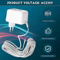 Miniatyrbild 5 av 5: 24V Dörrklockstransformatoradapter för videodörrklockor EU-KONTAKT Blanc