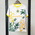 Pikkukuva 1 / 2: Kausi 2425 F.C. Internazionale Milano Lyhythihainen jalkapallopaita Nopeasti kuivuva hengittävä urheiluvaatetus Keltainen Yellow XXL