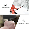 Miniatyrbilde 5 av 5: 3 stk spade T-håndtak Plast erstatningshåndtak Spade Håndbeskyttelseshåndtak for hagespade Snøskuffe Graverive Black  Gray