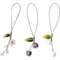 Miniatyrbild 1 av 6: Blommor Mobiltelefon Charm, Mobiltelefon Remmar, Blomhänge Charm Telefon Lanyard Rem Charms Söta Ficknyckelkedja Hängande Rem Dekor  (Lila)
