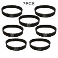 Miniatyrbilde 4 av 5: 2/4 stk Planer Drive Belt 914592 For Black Decker Dn75 Dn750 Kw750 Sr600 Sr600 Dn75 Black Rubber Belt2
