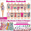 Pikkukuva 4 / 4: 50kpl/ set Barbie-nukke Mekot Kengät Korut Vaatteet Asusteet Pukeutumispeli 30cm nukelle