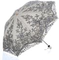 Hopfällbart UV-parasoll Snö/Regn/Sol Paraply Broderi Bröllopsparaply Grey