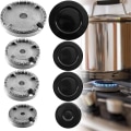 Miniatyrbilde 2 av 5: Universalbrennerkrone Flammehette Ovnkomfyr Kokeplate Gass For ,flammebrennerhette Krone Passer alle mellom S-A1