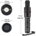 Miniatyrbilde 3 av 4: Led fiberoptisk pisk danserom pisk super lyst lys 40 fargeeffekt 360 dreibar piksel Rave pisk