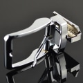 Miniatyrbillede 3 af 4: Byte af metal, vändbart bältesspänne, antikt rektangulärt stiftspänne (mat pistolfarve) A