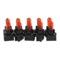 10 stk T5 T6.5 Led-pære W1.2W bilinteriørlys Dashbord Varmeindikator-God amber