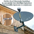 Pikkukuva 3 / 5: Starlink kaapelin reitityssarja 1" seinäreikään, kaapelin reitityssarja Starlinkille, Starlink läpivienti, Starlink kaapelin läpivientikumi Grey 2pcs
