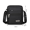 Miniatyrbillede 3 af 9: Mænd Casual Crossbody-tasker Nylon Skuldertasker Messenger-håndtasker brown