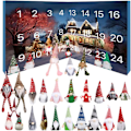 Miniatyrbilde 4 av 7: Jule-Nisse Adventskalender Nisse Plysj Leke Adventskalender Morsom Nedtelling Kalender 24 Dagers Nedtelling Julepynt Nisse Dukke Samleobjekt B