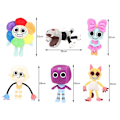 Miniatyrbild 2 av 5: Plushies Söta Anime Plushies Söta Cartoon Anime Karaktärformade Plushies för Barn Vuxna Scrap