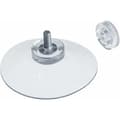 8 suction cups Ø 50 mm with M4x10 mm thread with knurled nuts, transparent