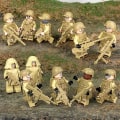 Miniatyrbild 2 av 5: Militära minifigurer Set Army Soldier Building Leksaker