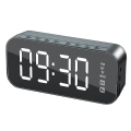 Miniatyrbild 1 av 5: Väckarklocka för sovrum/kontor, digital klocka med Bluetooth högtalare, väckarklocka för tunga sovplatser black