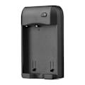 Miniatyrbillede 2 af 4: NP-40 Batterilader med LED-indikatorlys + 2 stk. NP-40 Batterier 3.7V 800mAh med USB-opladning black