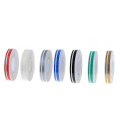 Miniatyrbilde 1 av 3: 4mm og 2mm 980cm pinstripe klistremerker vinyl tape sett for universal fit kjøretøy, båter, lastebiler - hvit/svart/rød/blå/gul/grønn/sølv