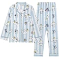 Pikkukuva 1 / 6: Kawaii-Pyjamat, söpö piirretty opiskelijoiden asuntolan kotivaatteet, tyttöystävän lahja Striped Cinnamoroll XL