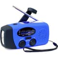 Radio/Ficklampa (med solpanel) - 2000 mAh - Blå