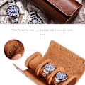 Pikkukuva 4 / 5: Travel Watch Case, Watch Box för män, 3 Slots Läder Watch Case