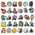 Pikkukuva 1 / 5: 30kpl Super Mario Series Crocs Kengät Charms Rantakengät Sandaalit Koristelahjat Kengät Asusteet Set