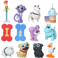Miniatyrbild 1 av 5: 12-pack Valp Vänner Actionfigurer Söt tecknad film Rolling Hiss Samlarfigurer Minidockor Leksaker Tårta Toppers Barnpresenter