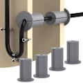 Pikkukuva 1 / 3: Starlink kaapelin reitityssarja 1" seinäreikään, kaapelin reitityssarja Starlinkille, Starlink läpivienti, Starlink kaapelin läpivientikumi Grey 4pcs