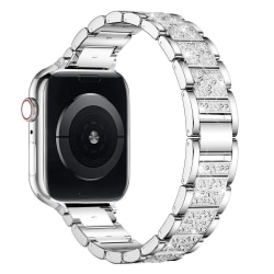Apple Watchin kanssa yhteensopiva rannerengas SILVER 42/44/45/49mm Silver