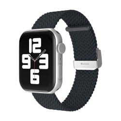 Apple Watch kompatibelt Armband Elastiskt MÖRK GRÅ 38/40/41 mm grå one size