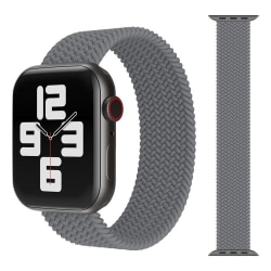 Apple Watch kompatibelt ARMBAND Elastiskt GRÅ 42/44/45 mm Grey M