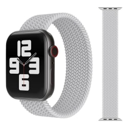 Apple Watch kompatibelt ARMBAND Elastiskt Ljusgrå 38/40/41 mm Grey M