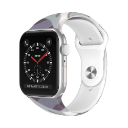 Apple Watch kompatibelt Armband Silikon KAMOFLAGE 38/40/41 mm multifärg L