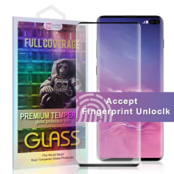 2-pack Samsung Galaxy S10 Plus PREMIUM skärmskydd Härdat glas