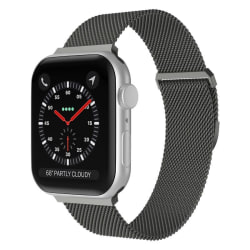 Apple Watch kompatibelt Armband Milanese Loop MÖRK GRÅ 38/40/41 Grafitgrå